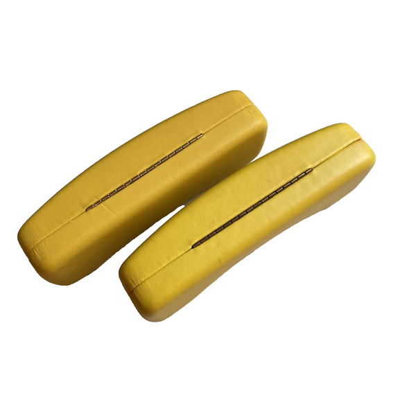 2 RAY BAN Yellow Hard Clamshell Sunglasses Eyeglasses Cases Only Empty Storage - Picture 5 of 8